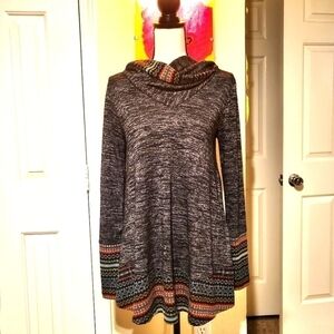 𝅺Impressions | Cowl Neck Tunic